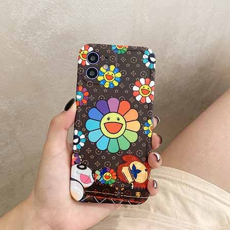 アイフォン 14 携帯ケース カイカイキキ murakami sunflower 