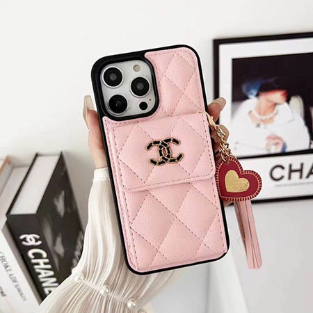 アイホン 14プラス chanel風 スマホケース 