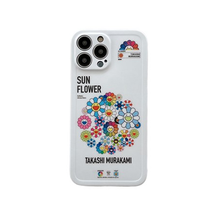 アイフォン 14プロ max murakami sunflower風 スマホケース 
