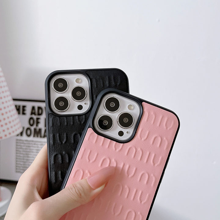 miumiu風 iphone 15pro 携帯ケース 