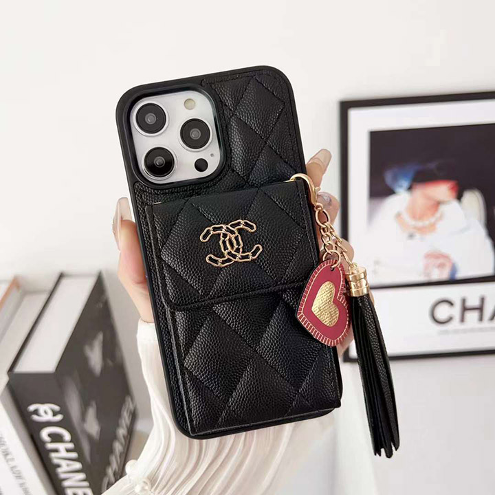 chanel シャネル スマホケース アイフォン 14plus 