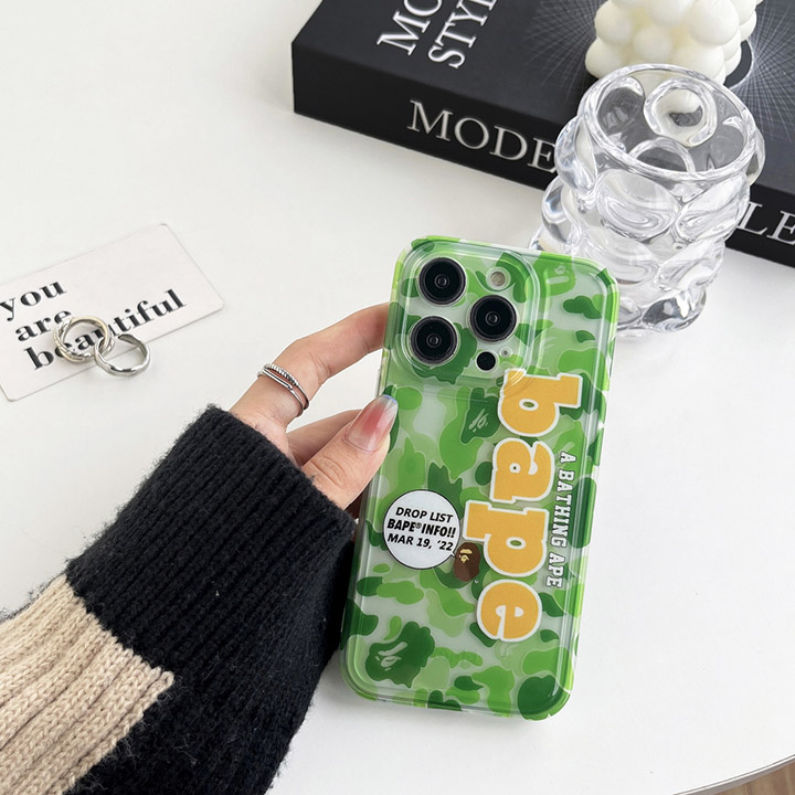 bape ア・ベイシング・エイプ iphone15 スマホケース 