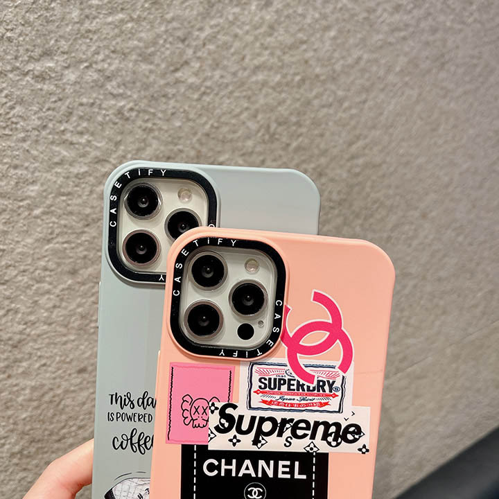 ハイブランド chanel風 iphone 15pro max カバー 