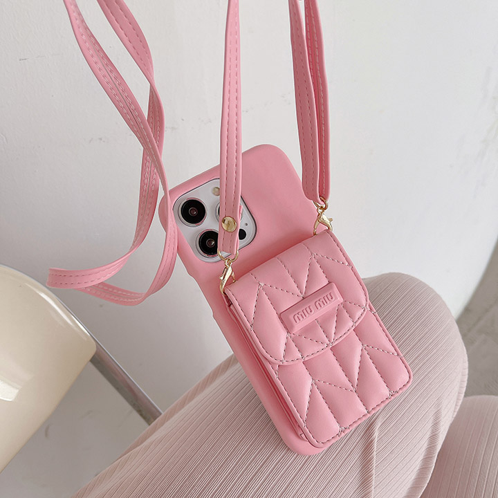 miumiu風 ケース アイフォン15プロ 