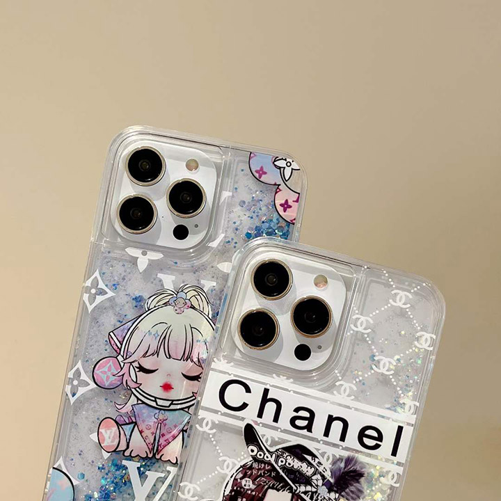 ブランド カバー アイフォーン 15プラス chanel風 