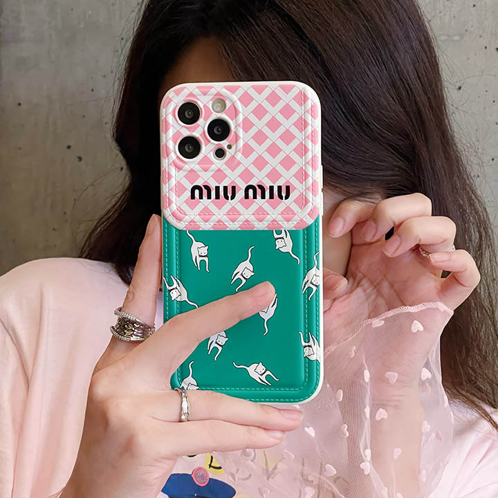 iphone15plus カバー miumiu 