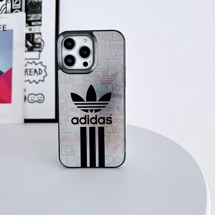 ブランド adidas アディダス iphone15プロmax カバー 